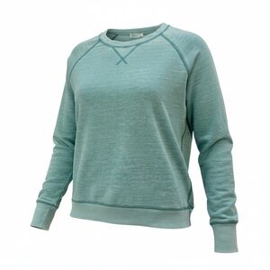 GreenTea Aqua Cotton Spandex Blend Crew Neck Jersey - L